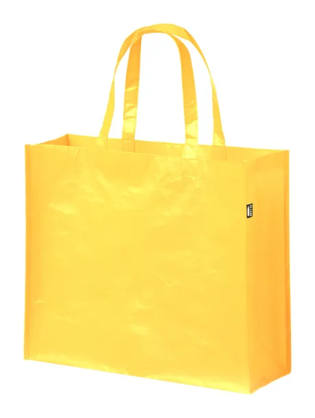 Laster shopping bag Yellow