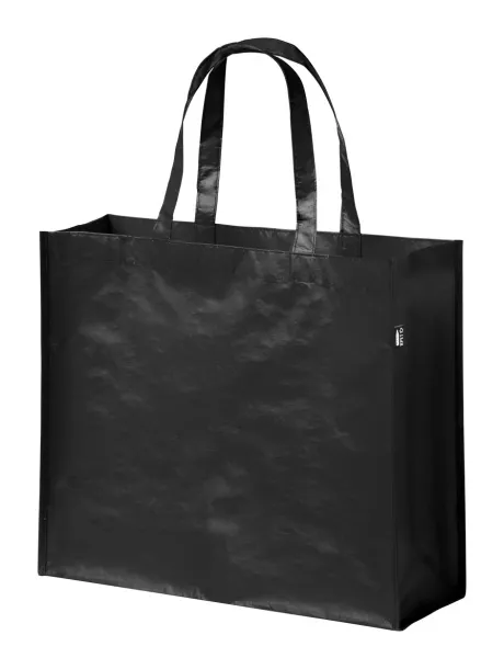 Laster shopping bag Black