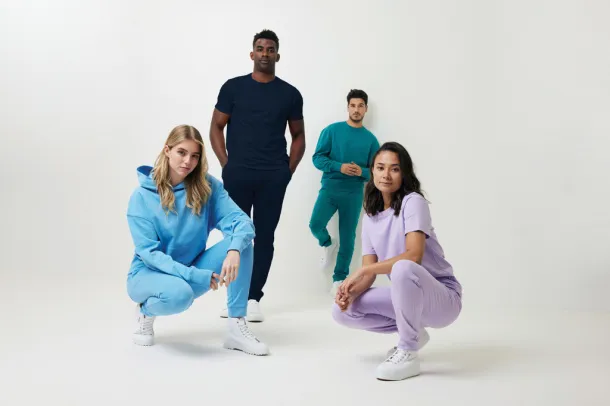  Iqoniq Kruger unisex opušteni pulover od recikliranog pamuka - iqoniq blue 