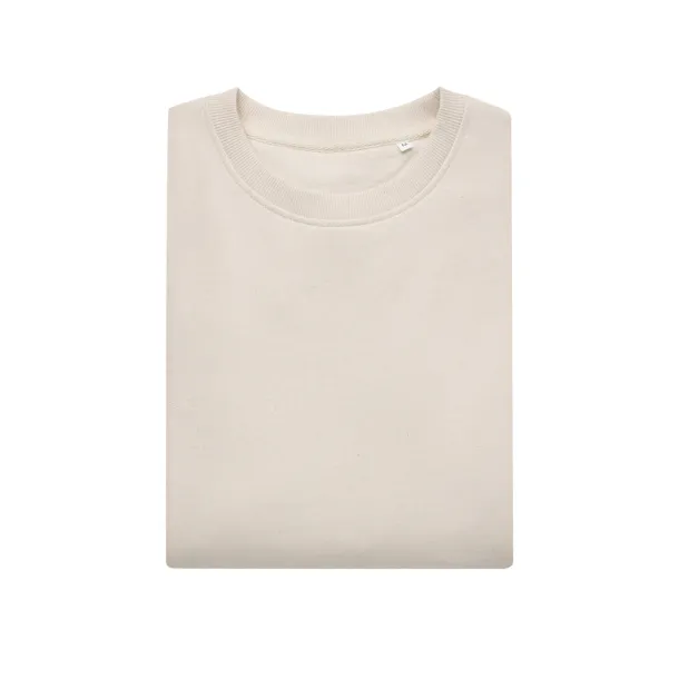  Iqoniq Kruger unisex opušteni pulover od recikliranog pamuka, 340 g/m² - iqoniq Prirodna 