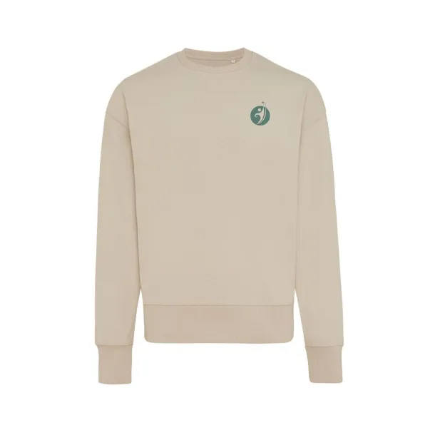 Iqoniq Kruger unisex opušteni pulover od recikliranog pamuka, 340 g/m² - iqoniq desert