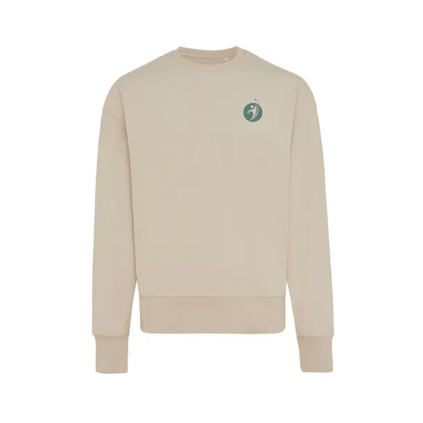  Iqoniq Kruger unisex opušteni pulover od recikliranog pamuka, 340 g/m² - iqoniq desert