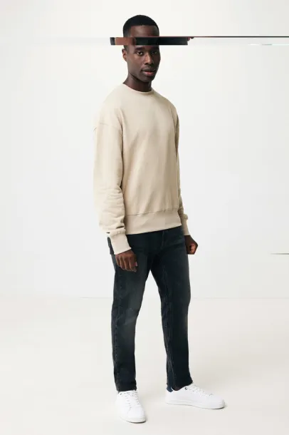  Iqoniq Kruger unisex opušteni pulover od recikliranog pamuka - iqoniq desert