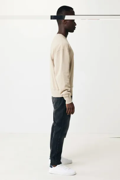  Iqoniq Kruger unisex opušteni pulover od recikliranog pamuka - iqoniq desert