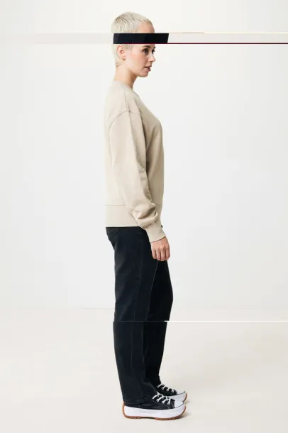  Iqoniq Kruger unisex opušteni pulover od recikliranog pamuka, 340 g/m² - iqoniq desert