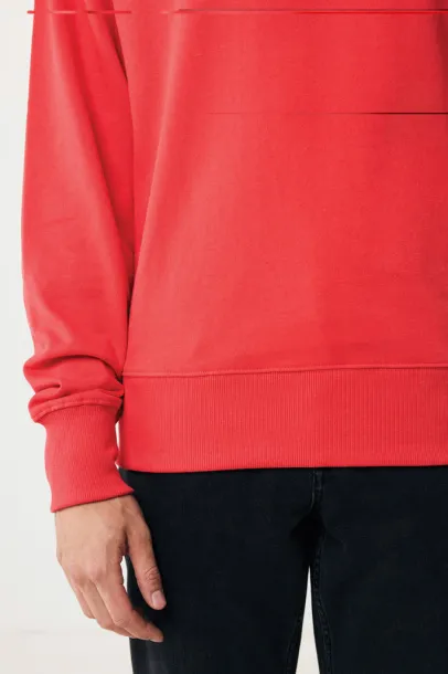 Iqoniq Kruger unisex opušteni pulover od recikliranog pamuka, 340 g/m² - iqoniq luscious red