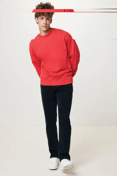  Iqoniq Kruger unisex relaxed recycled cotton crew neck - iqoniq Red 