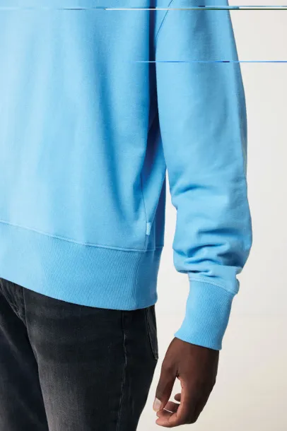  Iqoniq Kruger unisex opušteni pulover od recikliranog pamuka - iqoniq tranquil blue