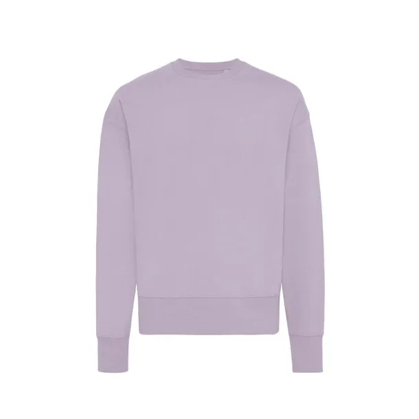  Iqoniq Kruger unisex opušteni pulover od recikliranog pamuka, 340 g/m² - iqoniq Lavanda