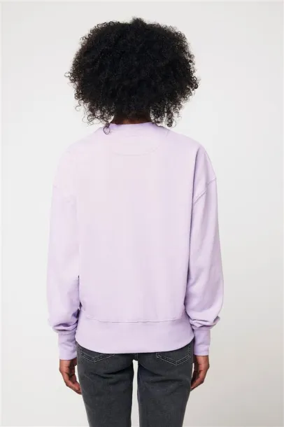  Iqoniq Kruger unisex opušteni pulover od recikliranog pamuka, 340 g/m² - iqoniq Lavanda