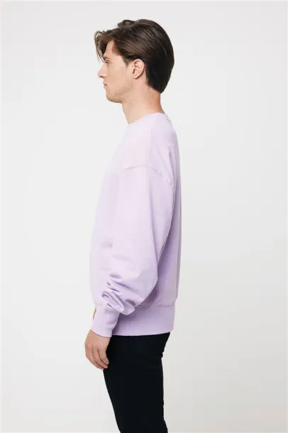  Iqoniq Kruger unisex opušteni pulover od recikliranog pamuka, 340 g/m² - iqoniq Lavanda