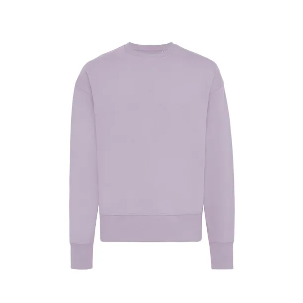  Iqoniq Kruger unisex opušteni pulover od recikliranog pamuka, 340 g/m² - iqoniq Lavanda