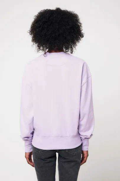  Iqoniq Kruger unisex opušteni pulover od recikliranog pamuka, 340 g/m² - iqoniq Lavanda