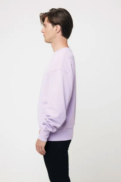  Iqoniq Kruger unisex opušteni pulover od recikliranog pamuka, 340 g/m² - iqoniq Lavanda