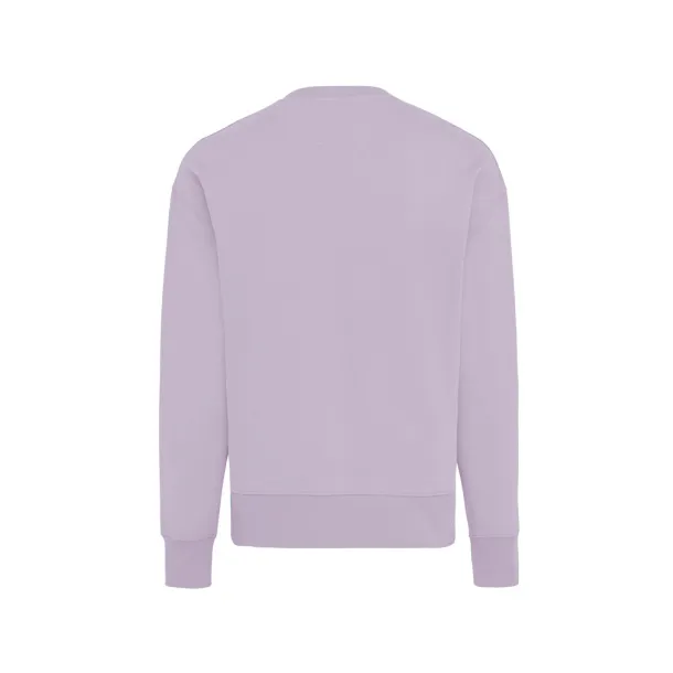  Iqoniq Kruger unisex opušteni pulover od recikliranog pamuka, 340 g/m² - iqoniq Lavanda