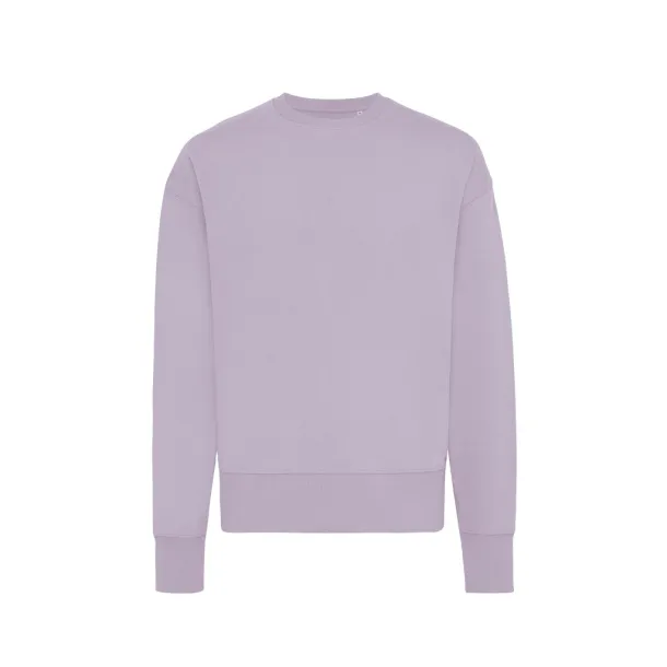  Iqoniq Kruger unisex opušteni pulover od recikliranog pamuka - iqoniq purple 