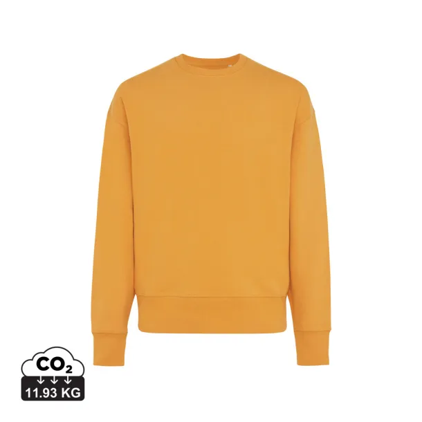 Iqoniq Kruger unisex opušteni pulover od recikliranog pamuka, 340 g/m² - iqoniq sundial orange 