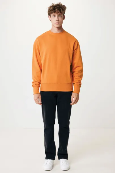  Iqoniq Kruger unisex opušteni pulover od recikliranog pamuka, 340 g/m² - iqoniq sundial orange 
