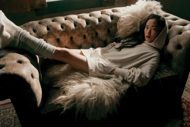  Iqoniq Kruger unisex relaxed recycled cotton crew neck - iqoniq natural raw 