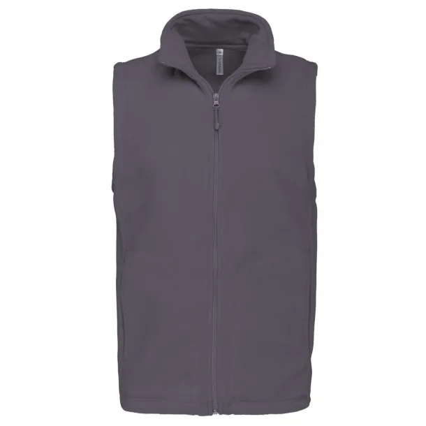 LUCA MEN'S MICRO FLEECE GILET - Kariban Convoy Grey