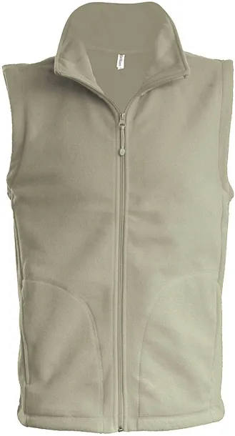 LUCA MEN'S MICRO FLEECE GILET - Kariban Beige