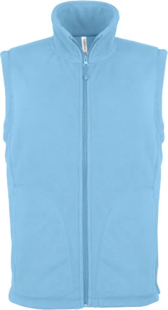 LUCA MEN'S MICRO FLEECE GILET - Kariban Sky blue