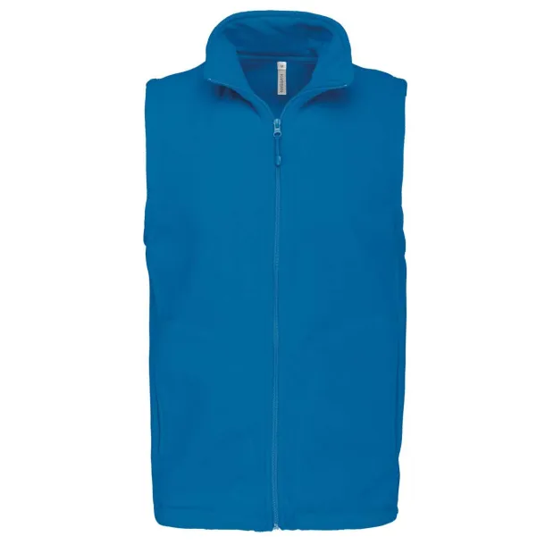 LUCA MEN'S MICRO FLEECE GILET - Kariban Tropical Blue