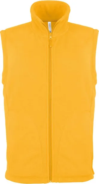 LUCA MEN'S MICRO FLEECE GILET - Kariban Yellow