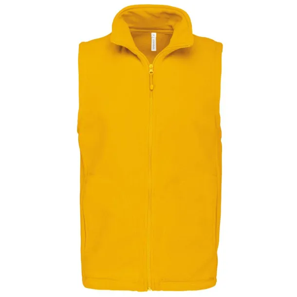 LUCA MEN'S MICRO FLEECE GILET - Kariban Yellow