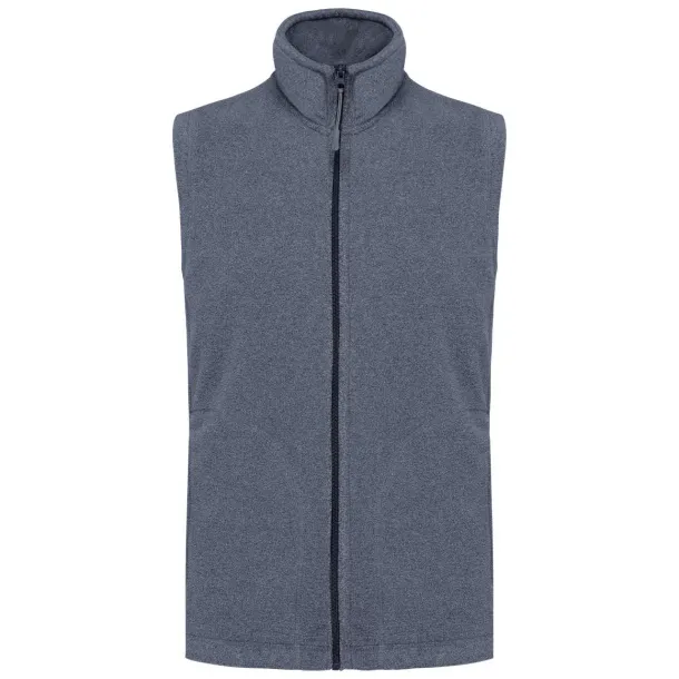 LUCA MEN'S MICRO FLEECE GILET - Kariban French Navy Heather