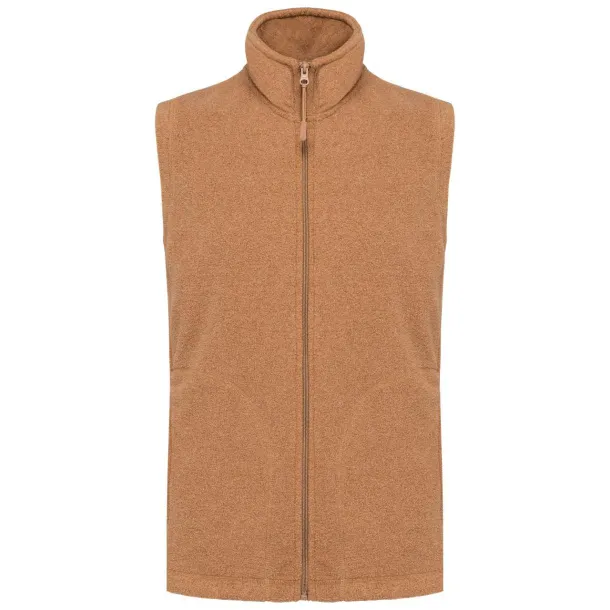 LUCA MEN'S MICRO FLEECE GILET - Kariban Camel Heather