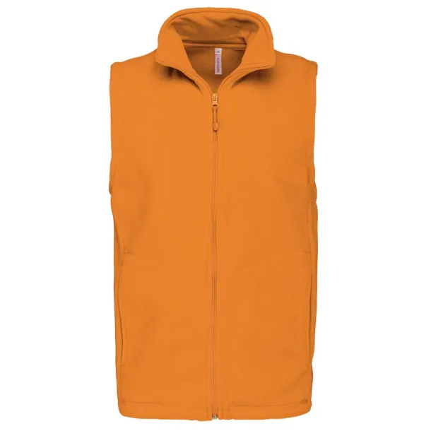 LUCA MEN'S MICRO FLEECE GILET - Kariban Orange