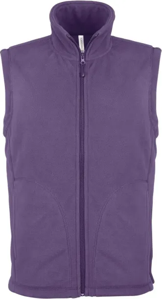 LUCA MEN'S MICRO FLEECE GILET - Kariban Ljubičasta