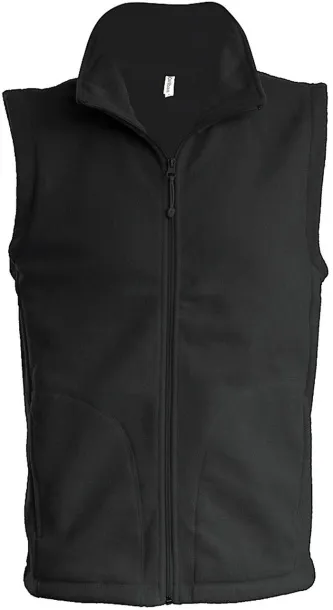 LUCA MEN'S MICRO FLEECE GILET - Kariban Tamno siva