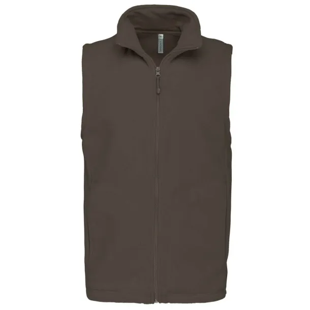 LUCA MEN'S MICRO FLEECE GILET - Kariban Green Olive