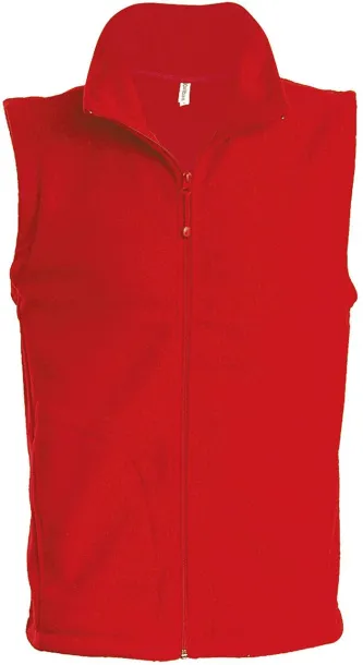 LUCA MEN'S MICRO FLEECE GILET - Kariban Red