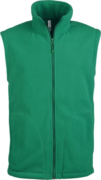 LUCA MEN'S MICRO FLEECE GILET - Kariban Kelly Green