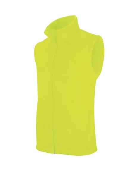 LUCA MEN'S MICRO FLEECE GILET - Kariban Fluorescent Yellow