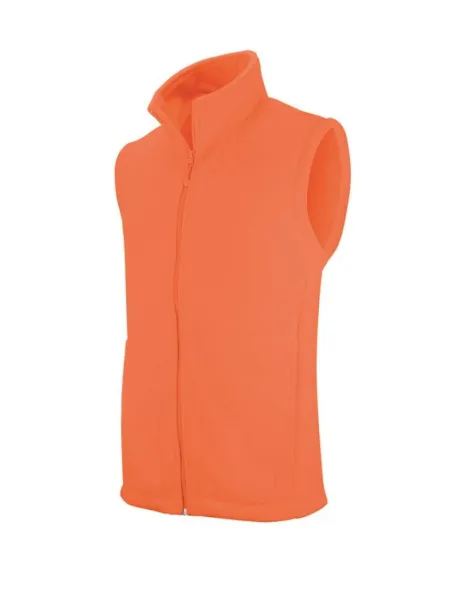 LUCA MEN'S MICRO FLEECE GILET - Kariban Fluorescent Orange