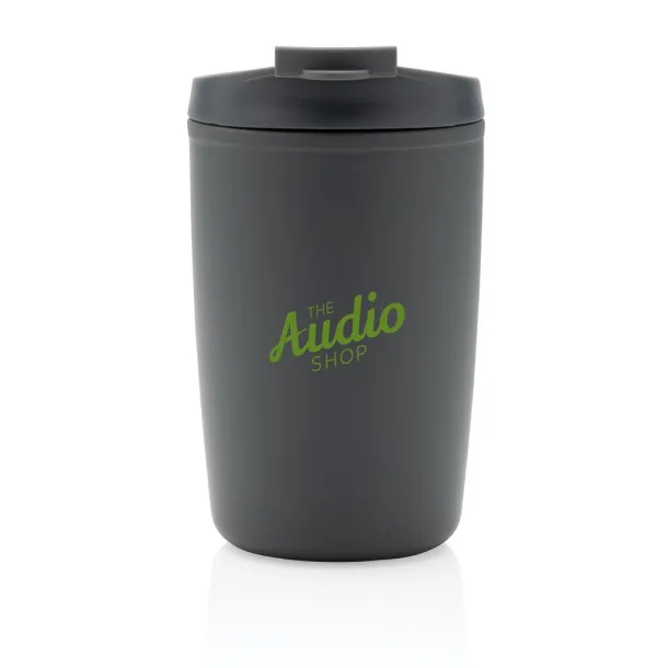  GRS Recycled PP tumbler with flip lid - XD Collection Anthracite 