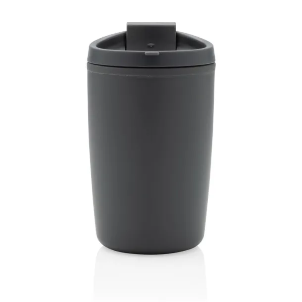  GRS čaša od recikliranog PP-a s poklopcem na preklop, 300 ml - XD Collection Antracit