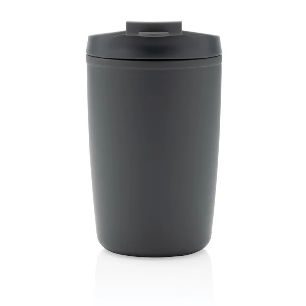  GRS čaša od recikliranog PP-a s poklopcem na preklop, 300 ml - XD Collection Antracit