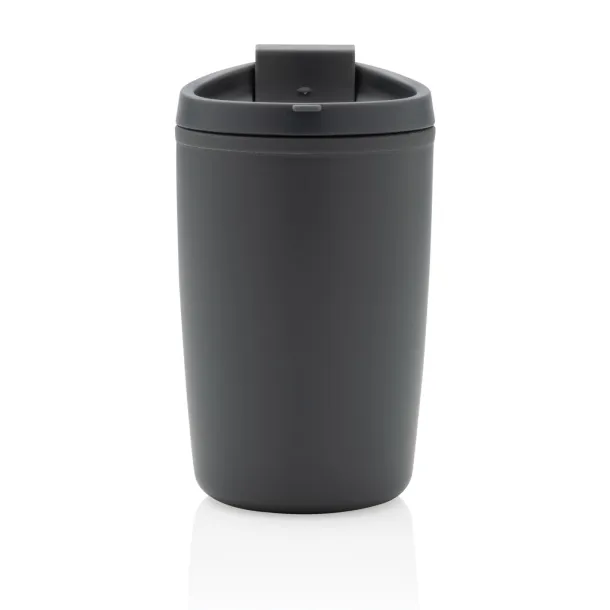  GRS čaša od recikliranog PP-a s poklopcem na preklop, 300 ml - XD Collection Antracit