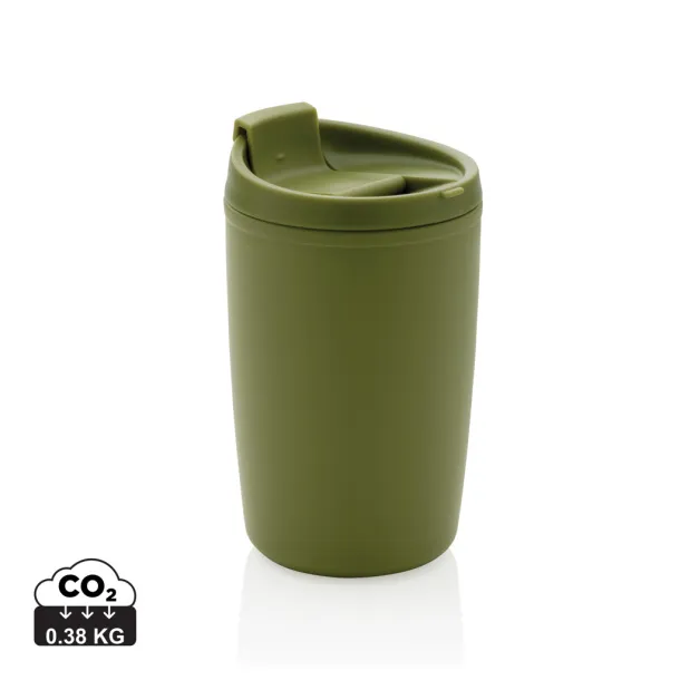  GRS čaša od recikliranog PP-a s poklopcem na preklop, 300 ml - XD Collection 45533C 