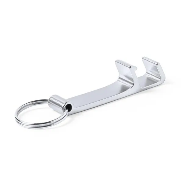  Keyring, phone stand and bottle opener silver