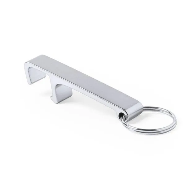  Keyring, phone stand and bottle opener Srebrna