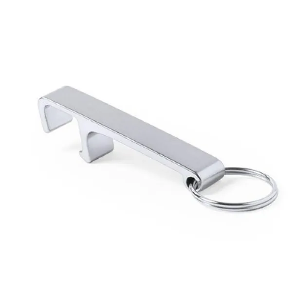  Keyring, phone stand and bottle opener Srebrna