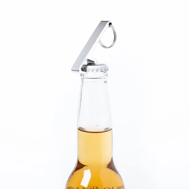  Keyring, phone stand and bottle opener Srebrna