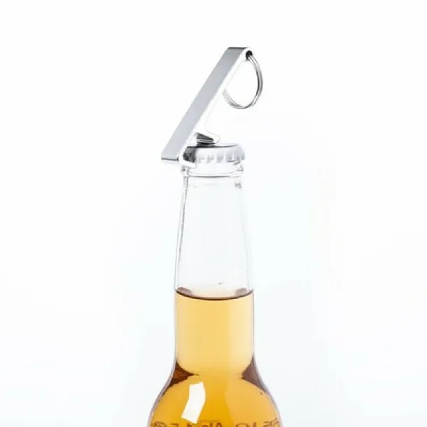  Keyring, phone stand and bottle opener Srebrna