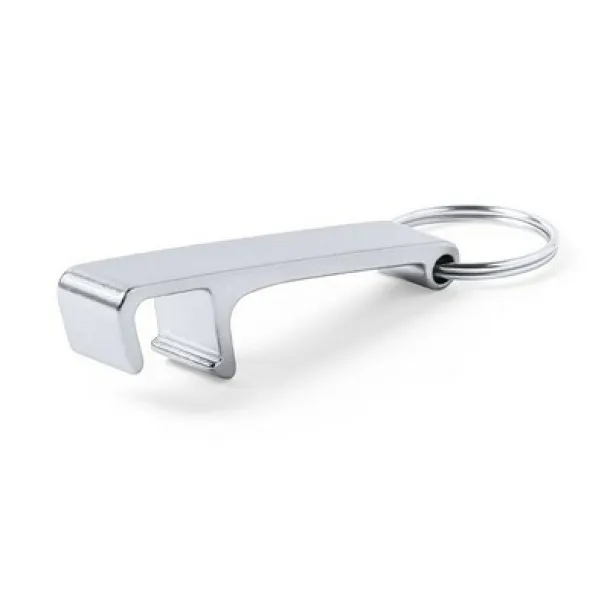  Keyring, phone stand and bottle opener silver